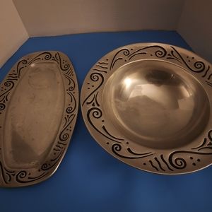 Lenox Bowl and Serving Tray